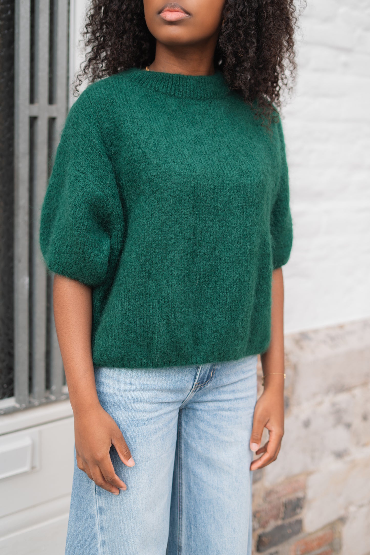 Rosanne knitwear bottle green