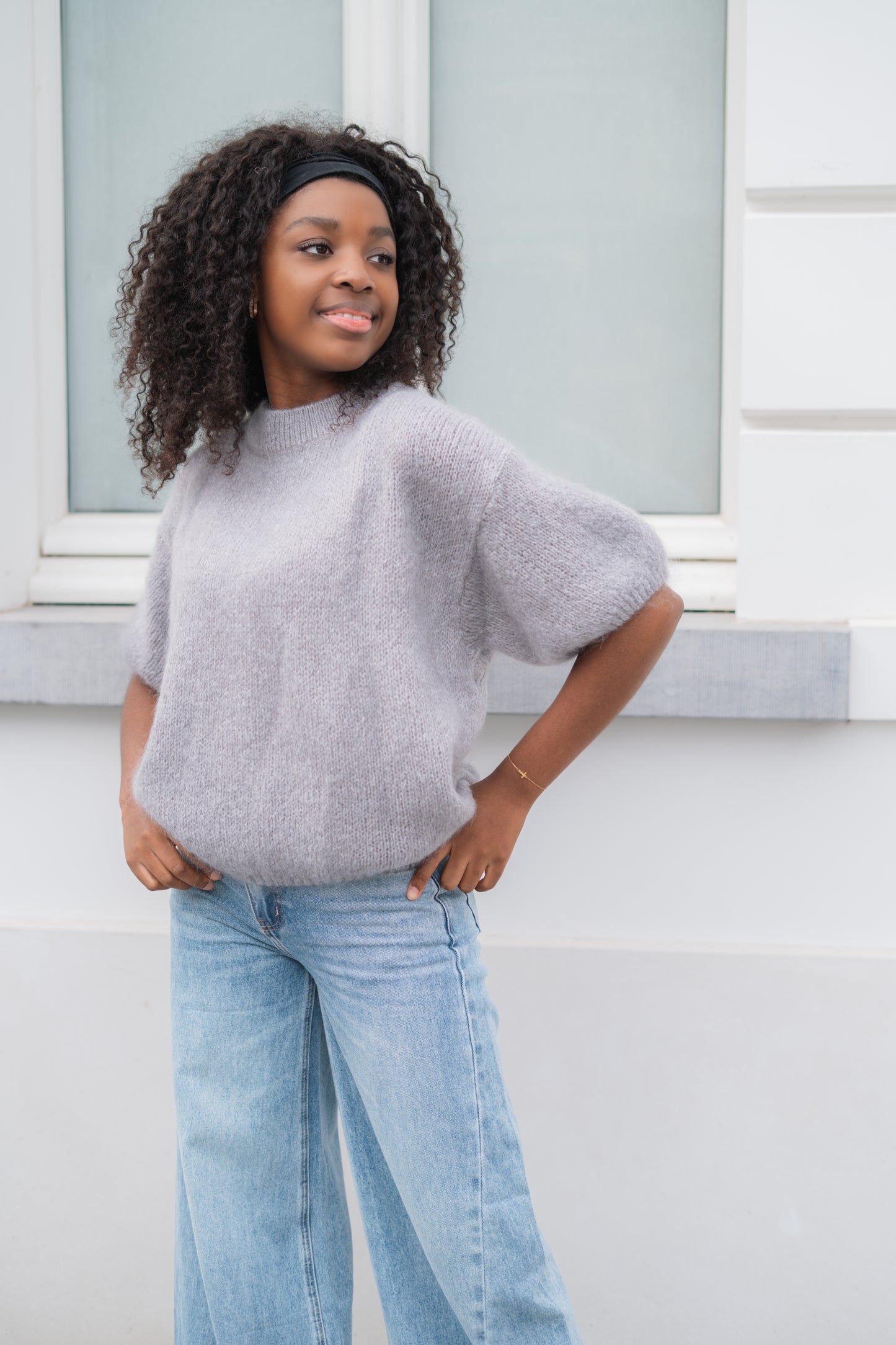 Rosanne knitwear lichtgrijs