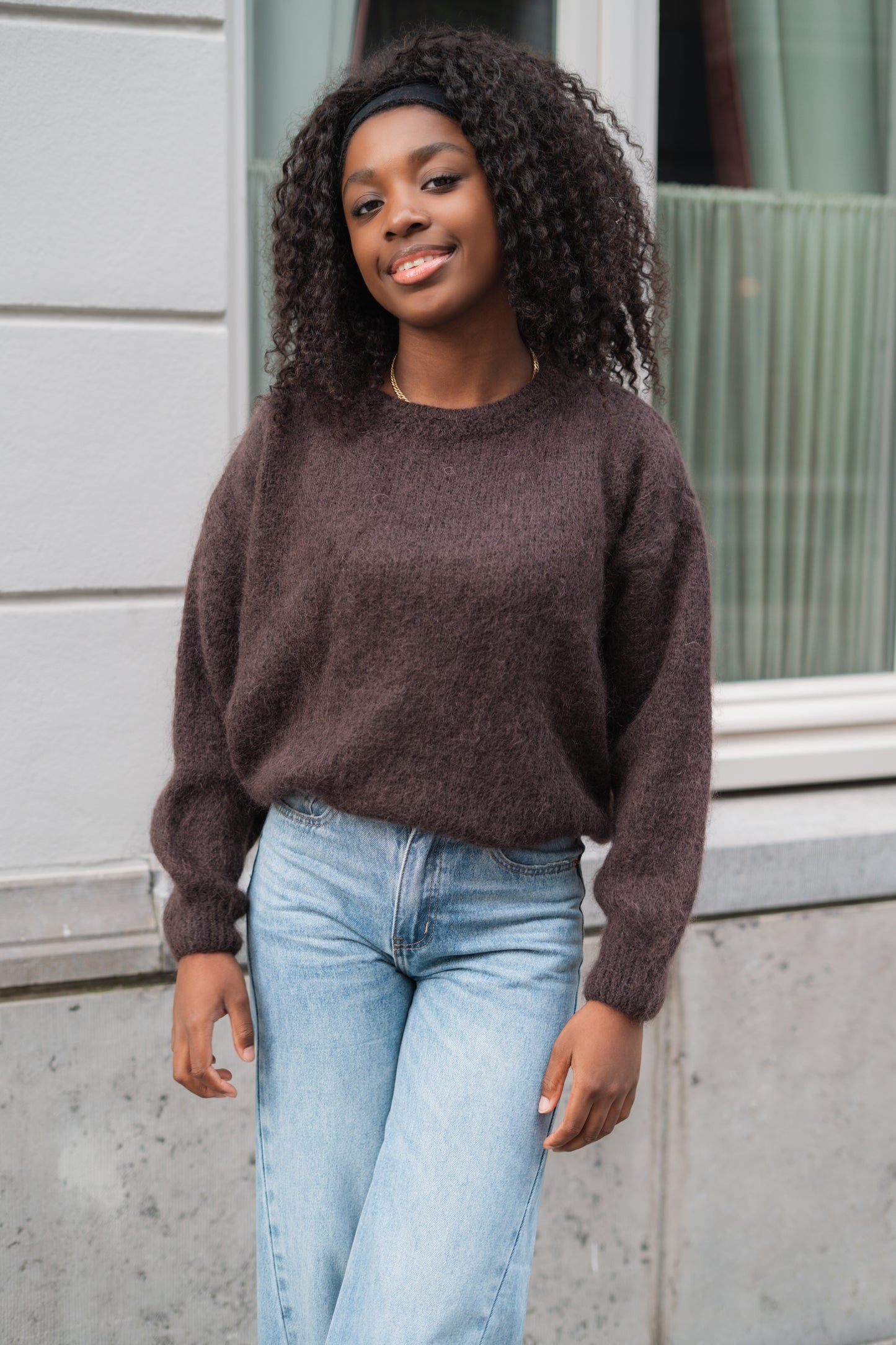 Claire knitwear choco