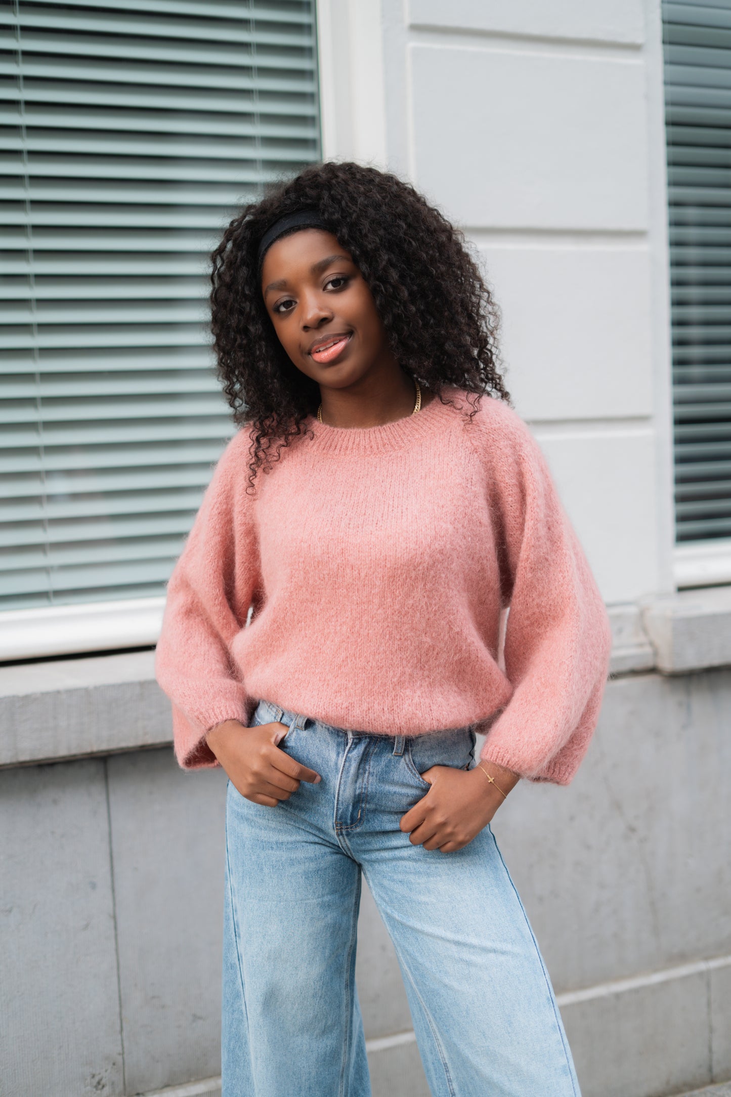 Marie knitwear salmon