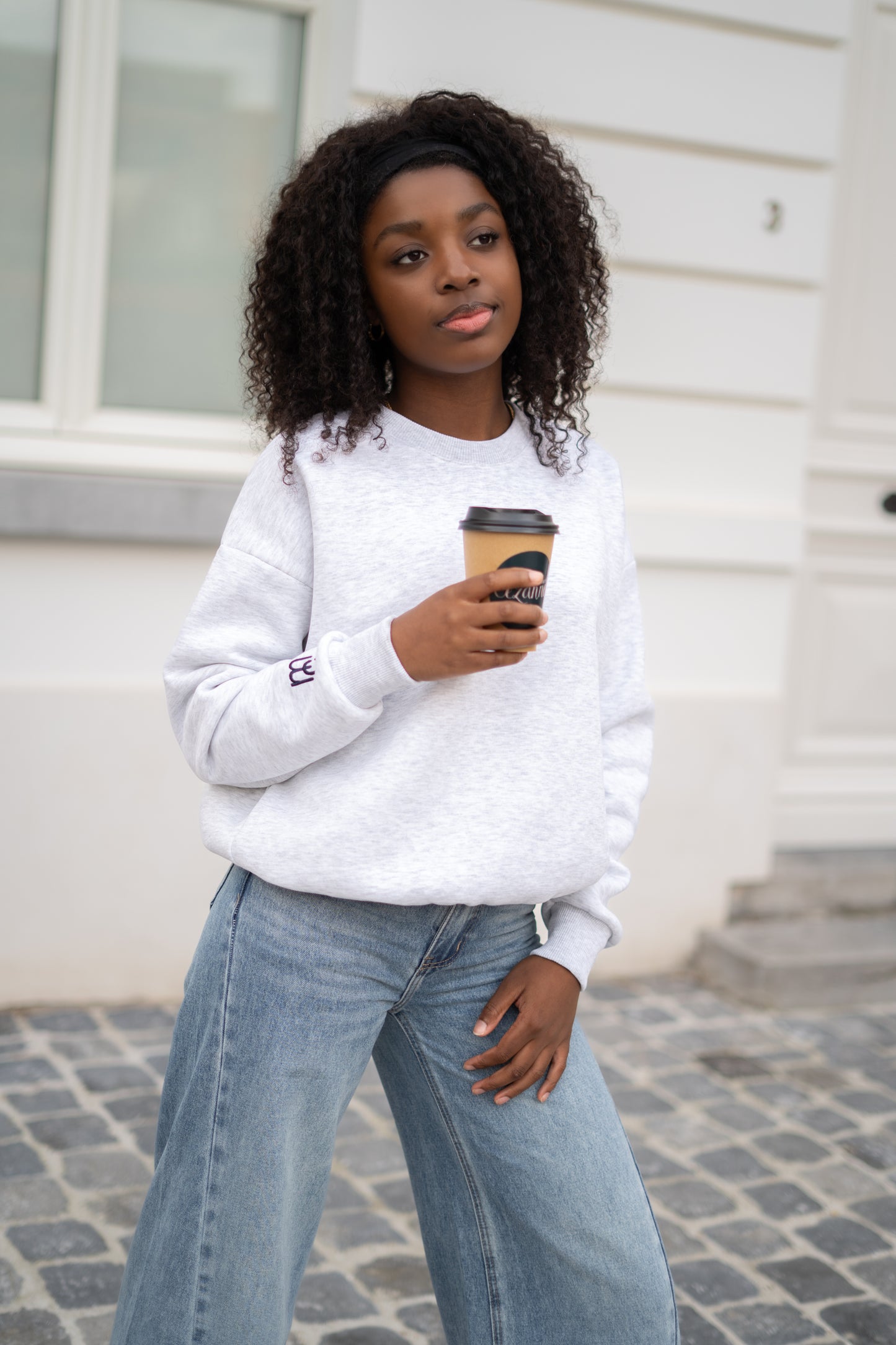 Sarah MC sweater lichtgrijs