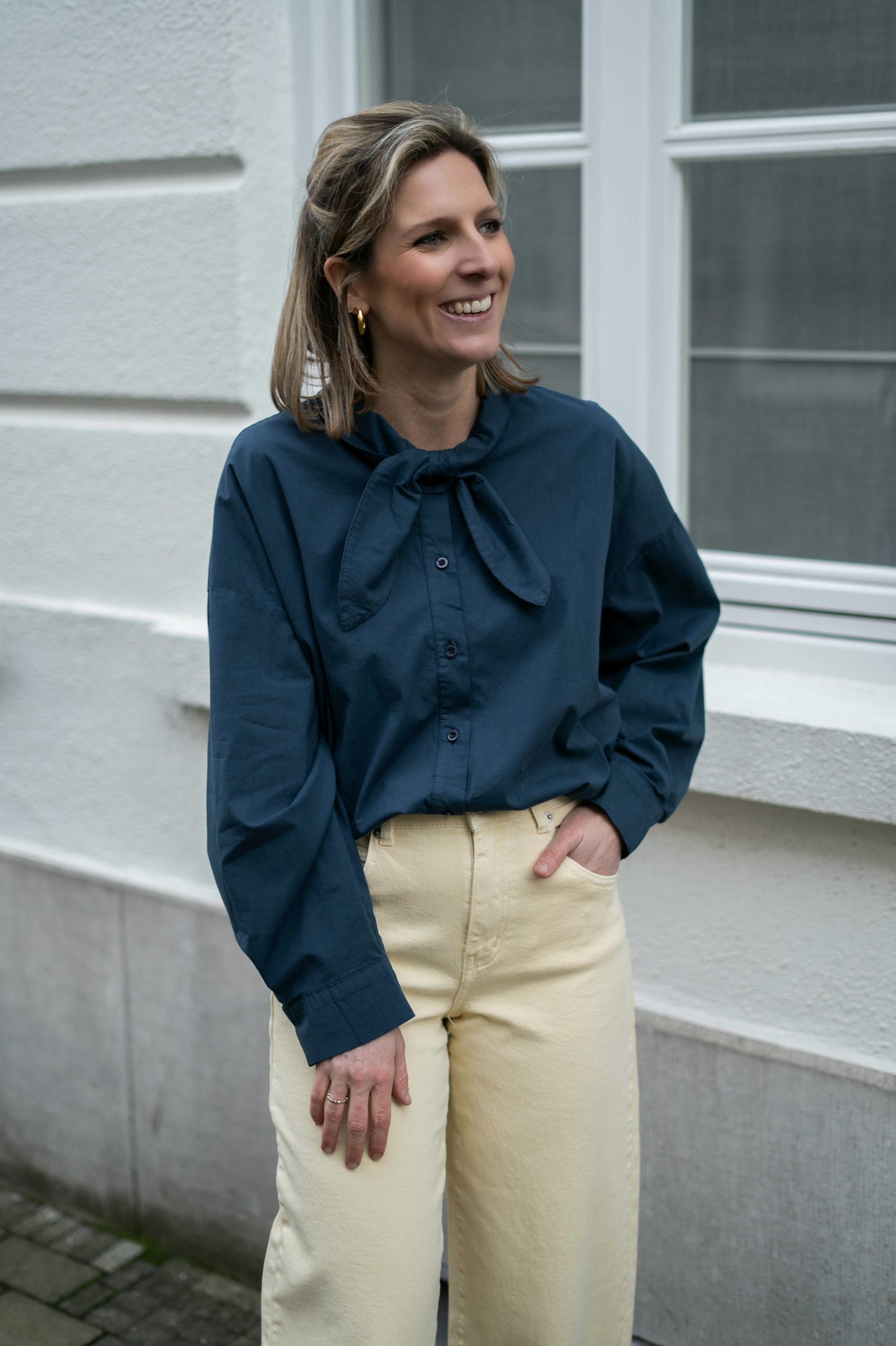 Leontine blouse marine