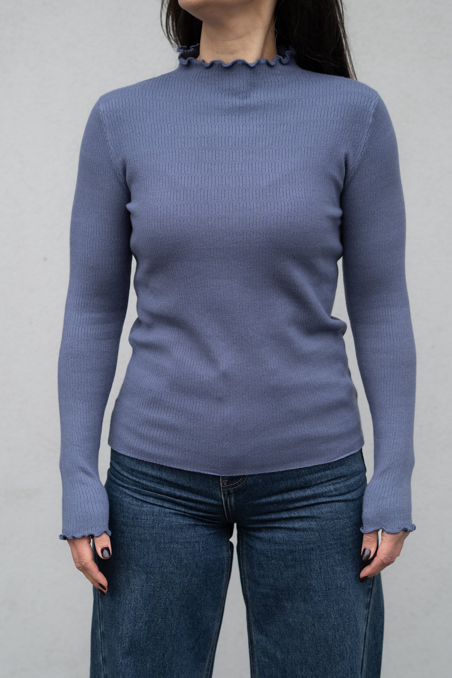 Manon souspull blauw