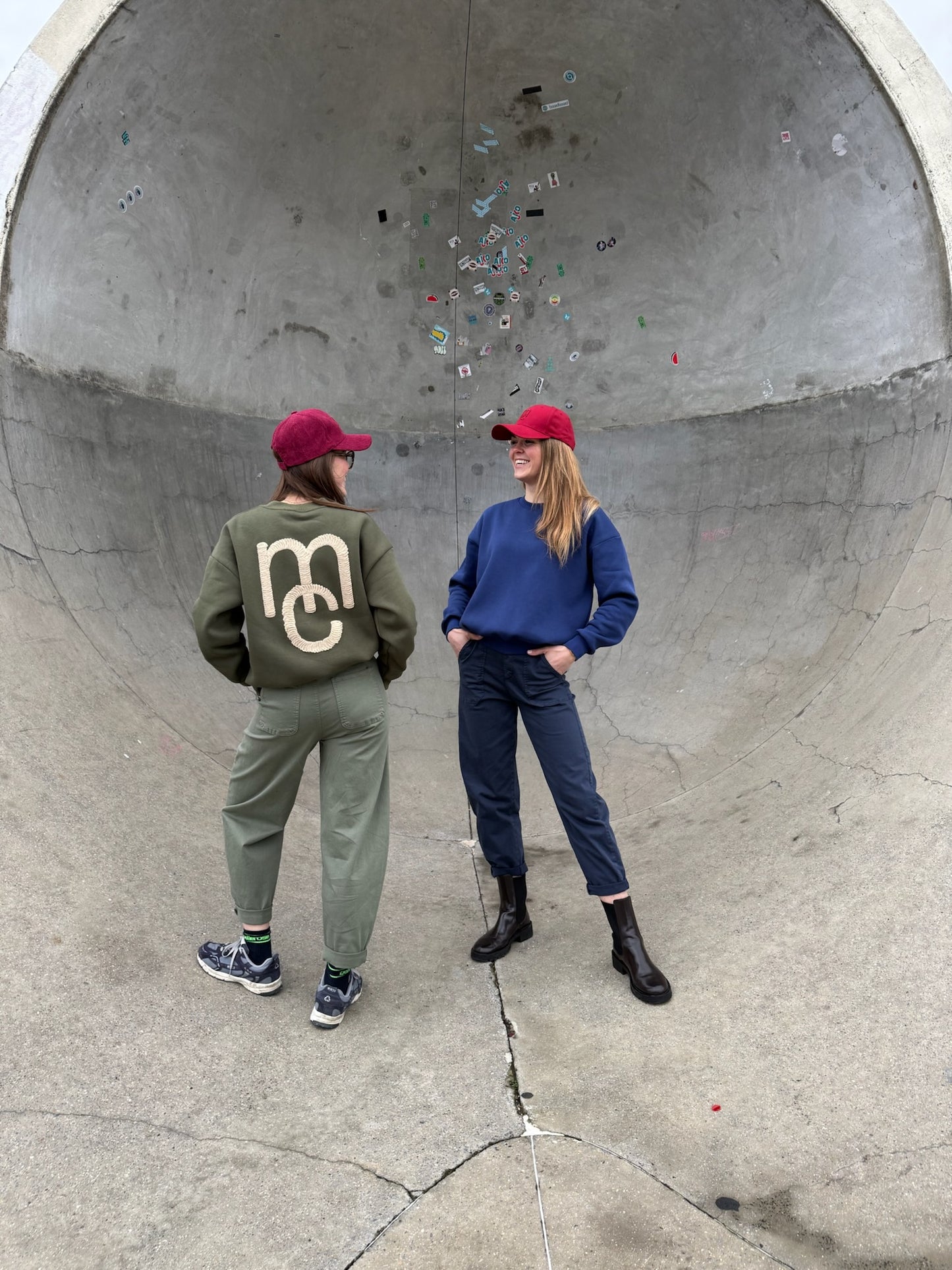 MC sweater kaki/beige