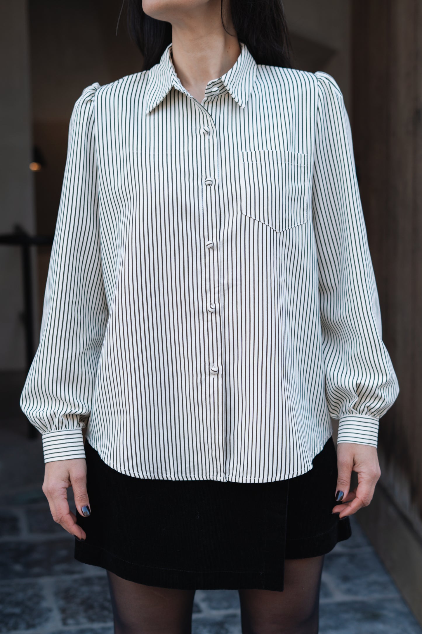 Louise striped blouse