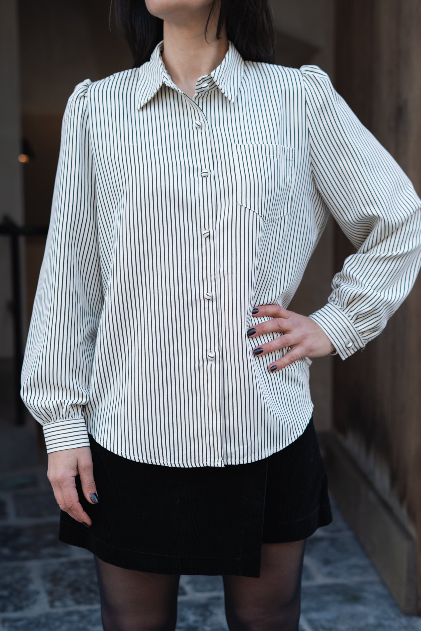 Louise striped blouse