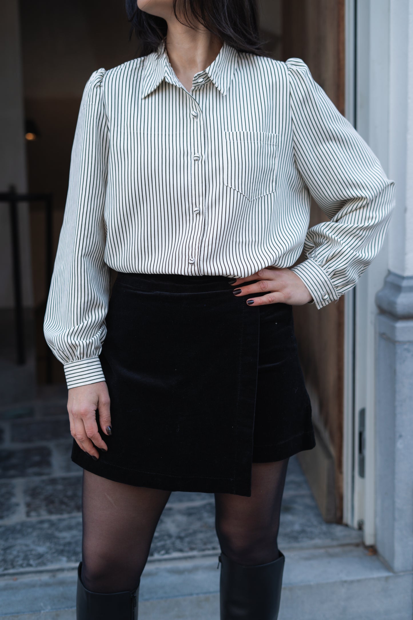 Louise striped blouse