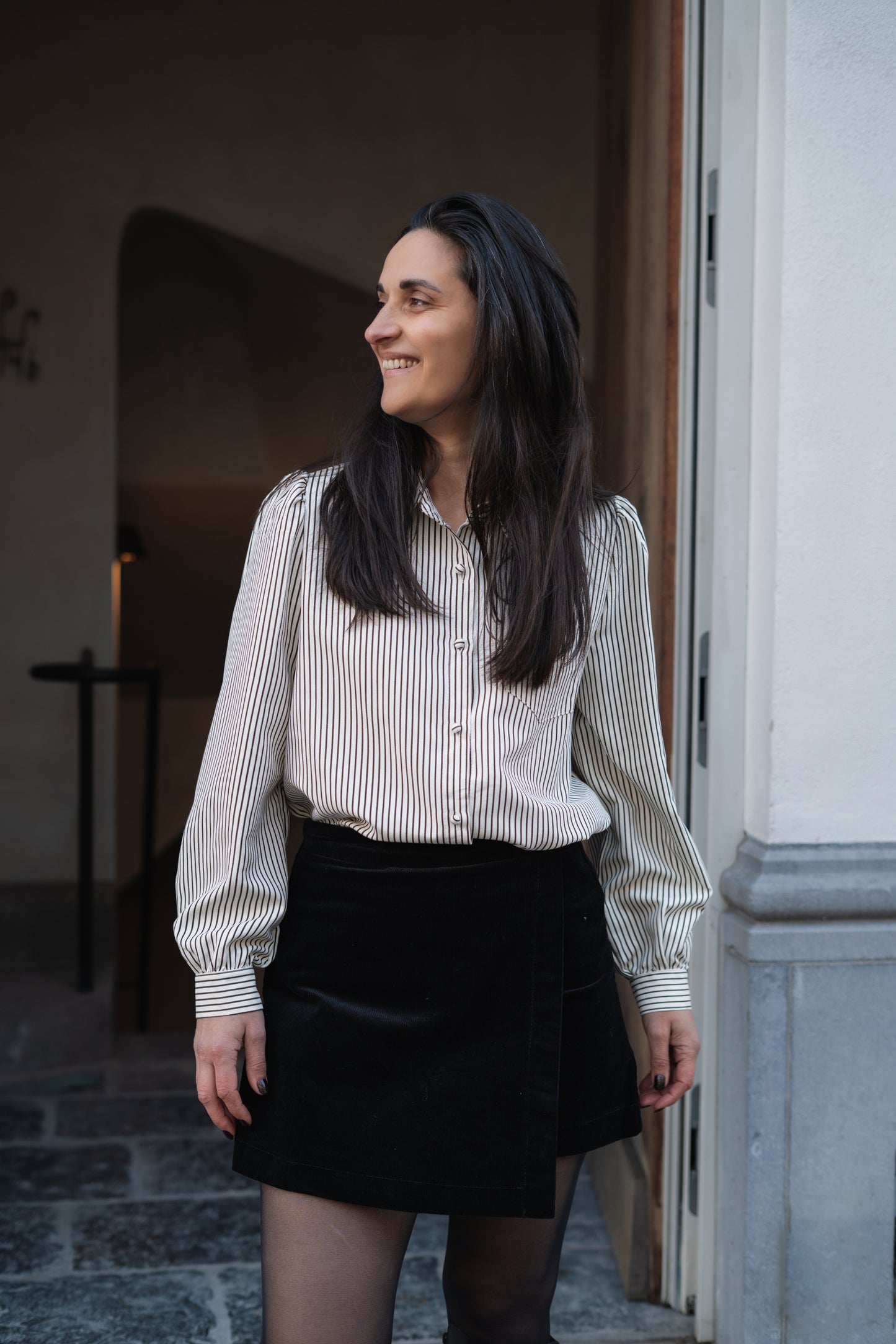 Louise striped blouse