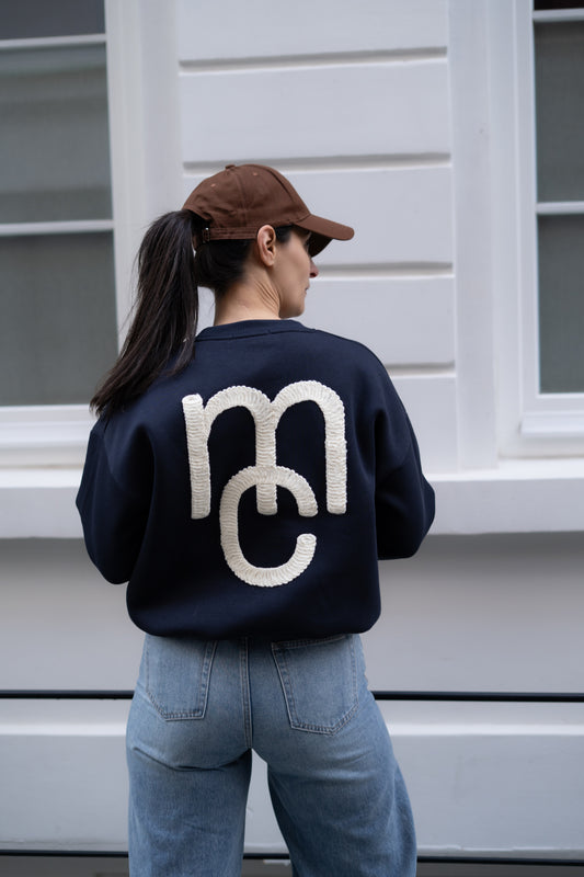 Rachel MC sweater marine