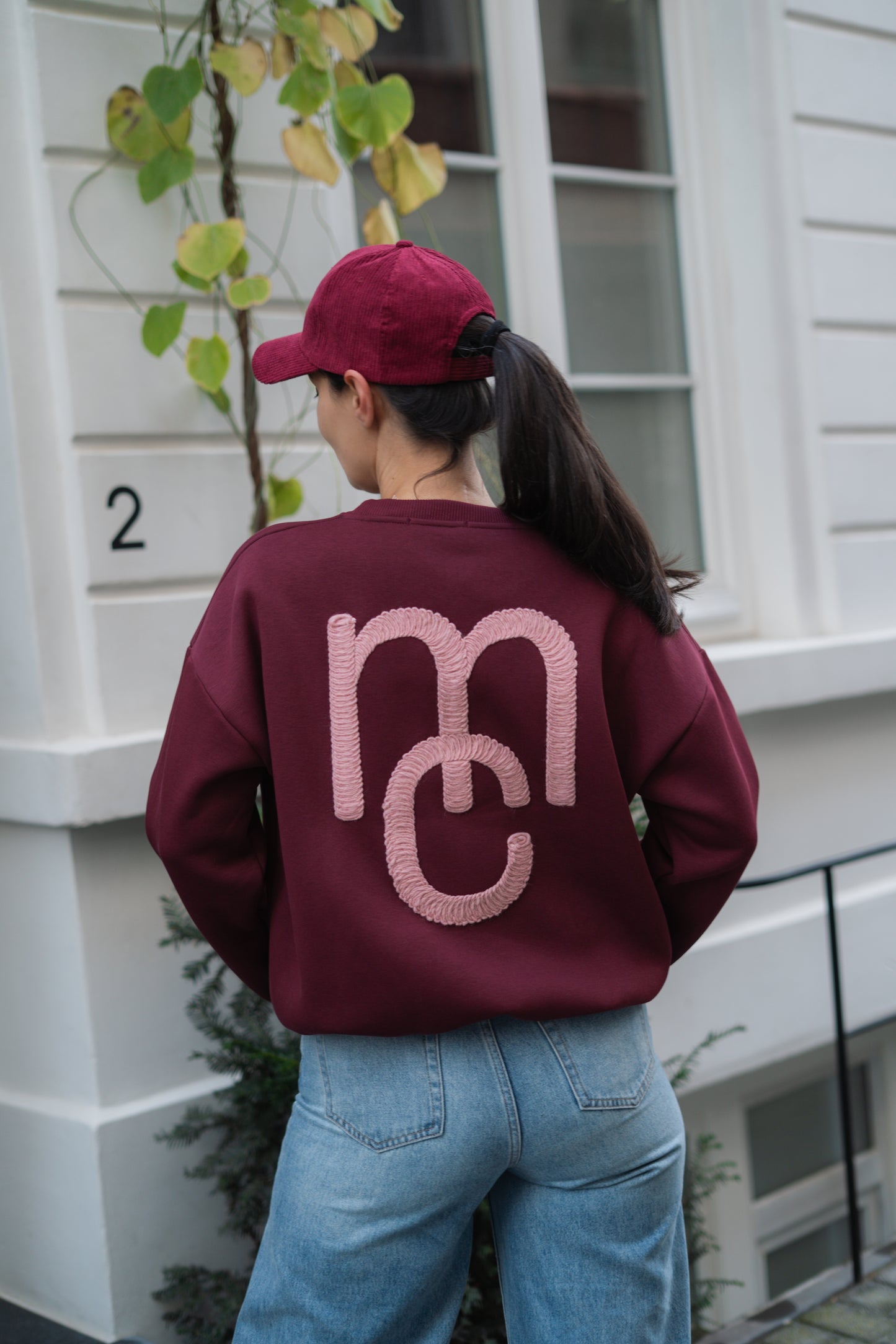 Rachel MC trui bordeaux