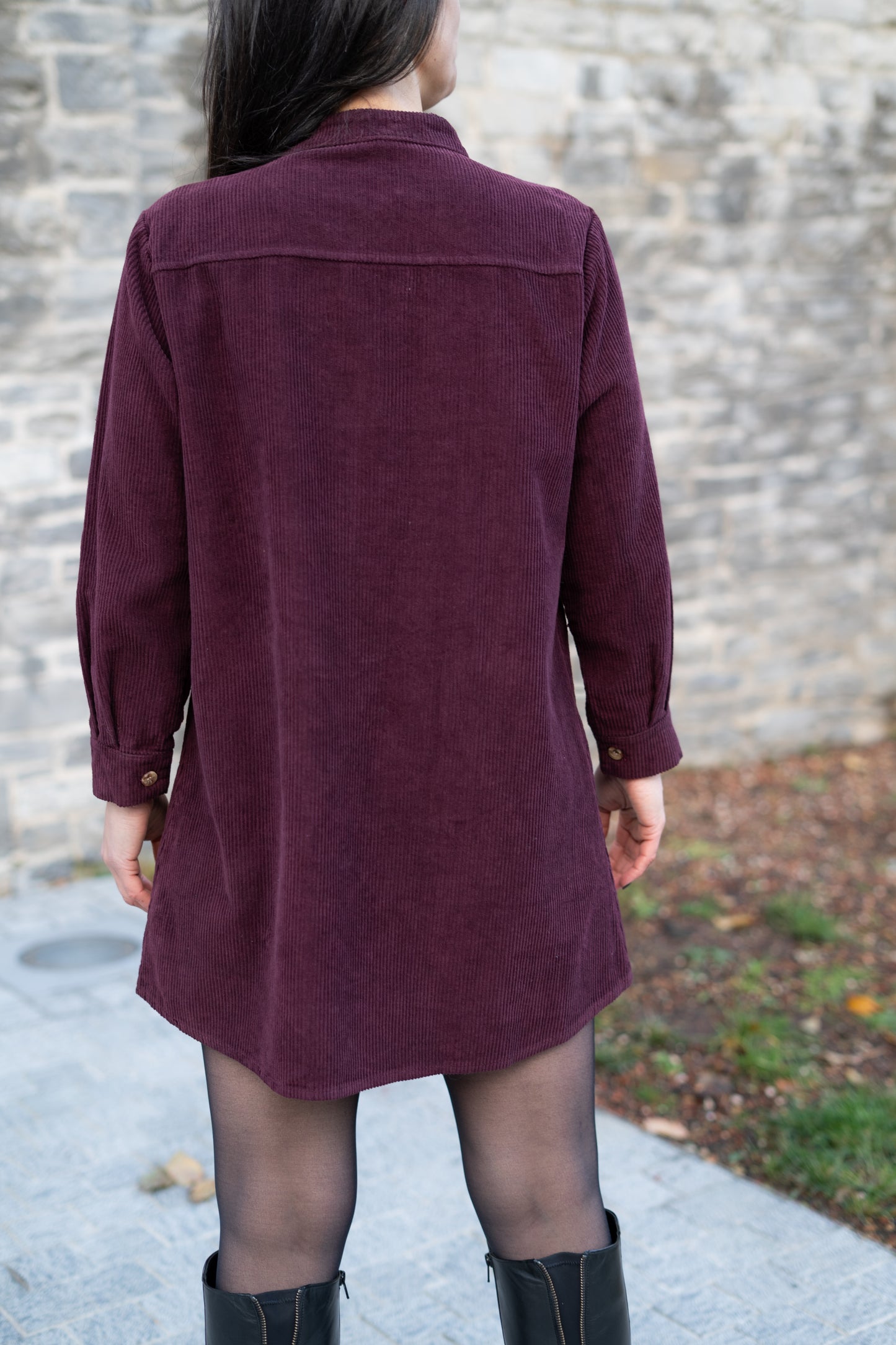 Éloise jurk burgundy