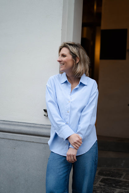 Amélie blouse lichtblauw