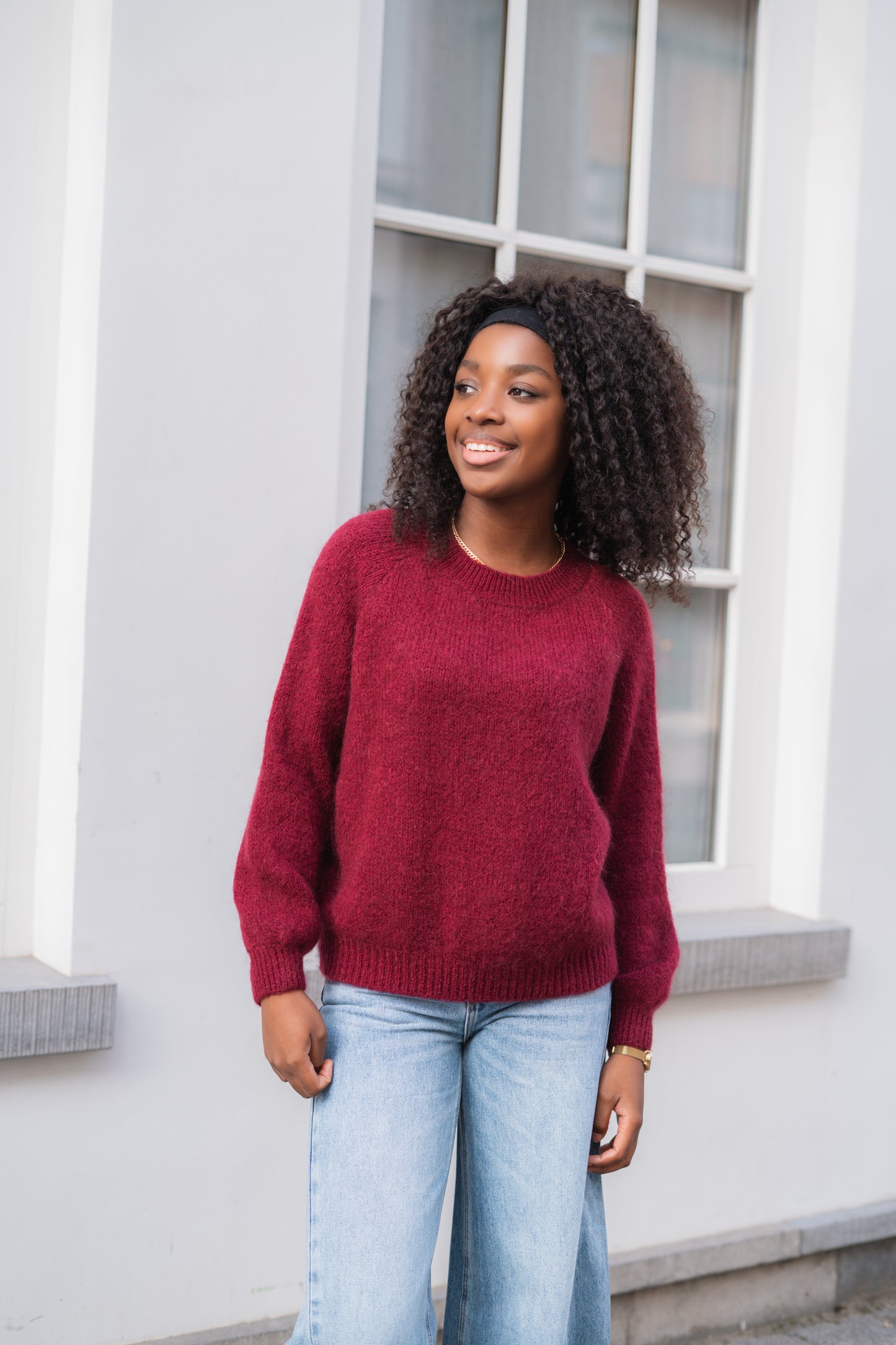 Cézanne knitwear burgundy