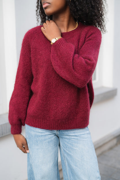 Cézanne knitwear burgundy