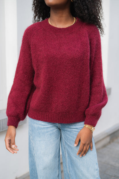 Cézanne knitwear burgundy