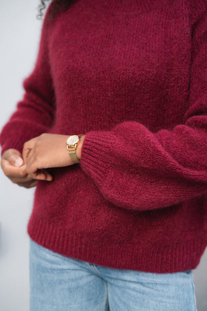 Cézanne knitwear burgundy