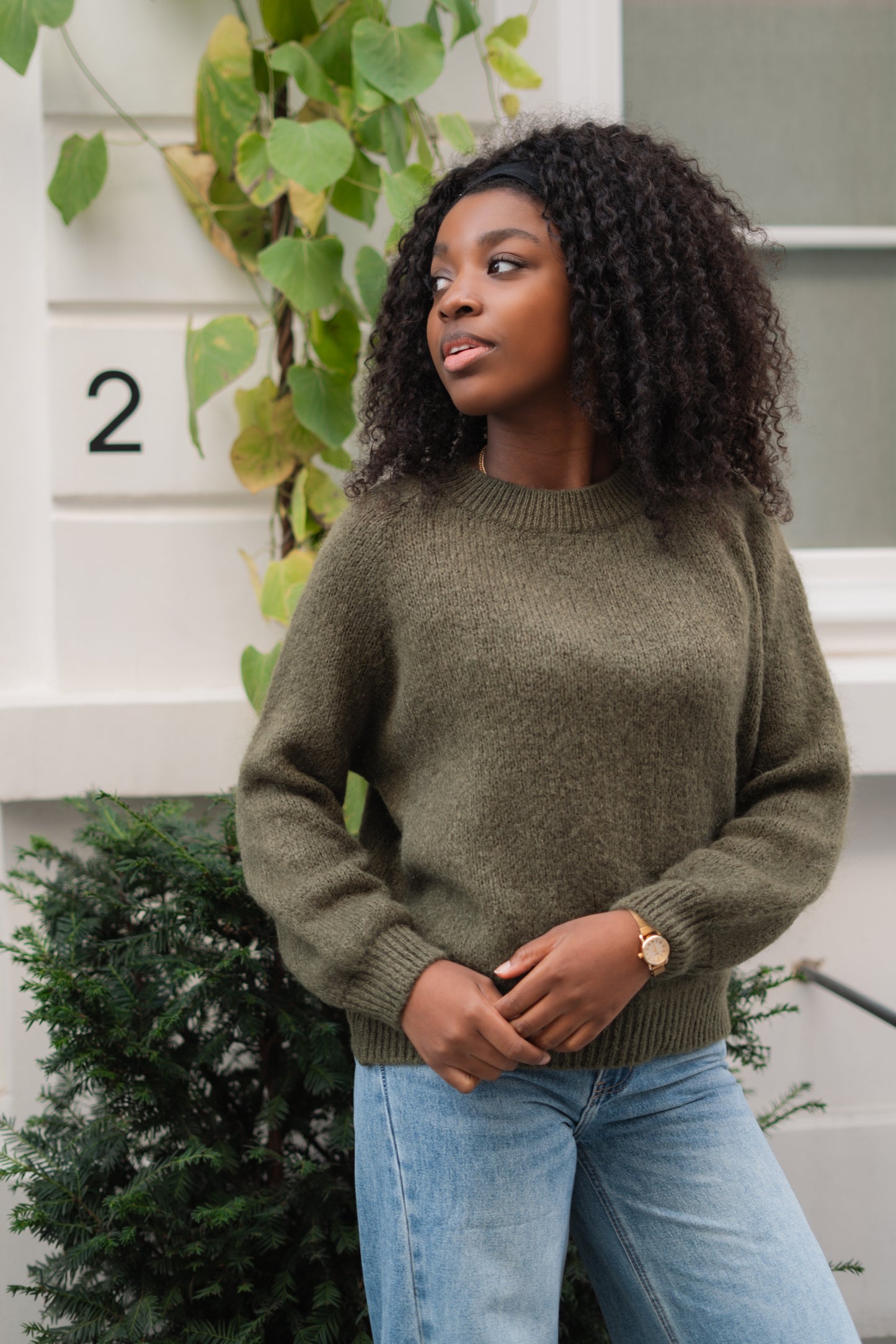 Cézanne knitwear kaki