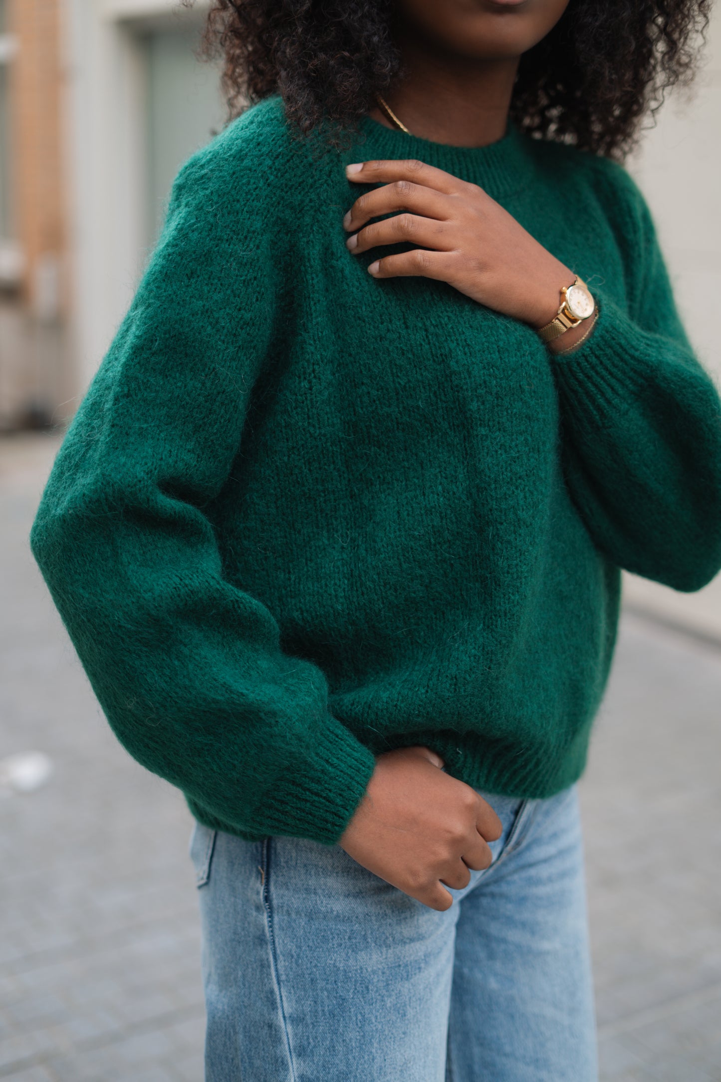 Cézanne knitwear bottle green