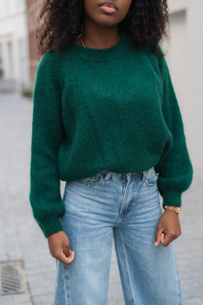 Cézanne knitwear bottle green