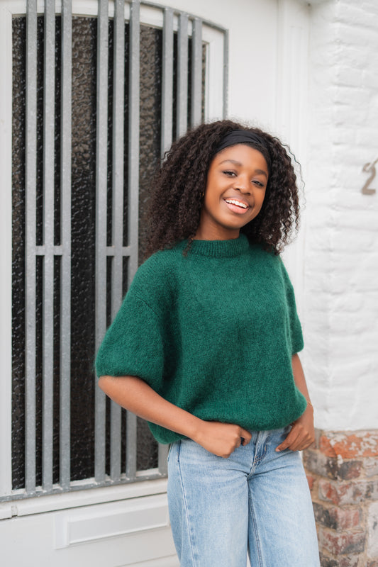 Rosanne knitwear bottle green