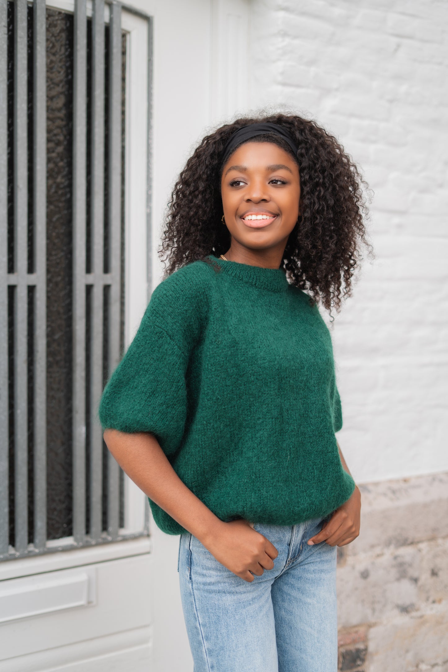 Rosanne knitwear bottle green