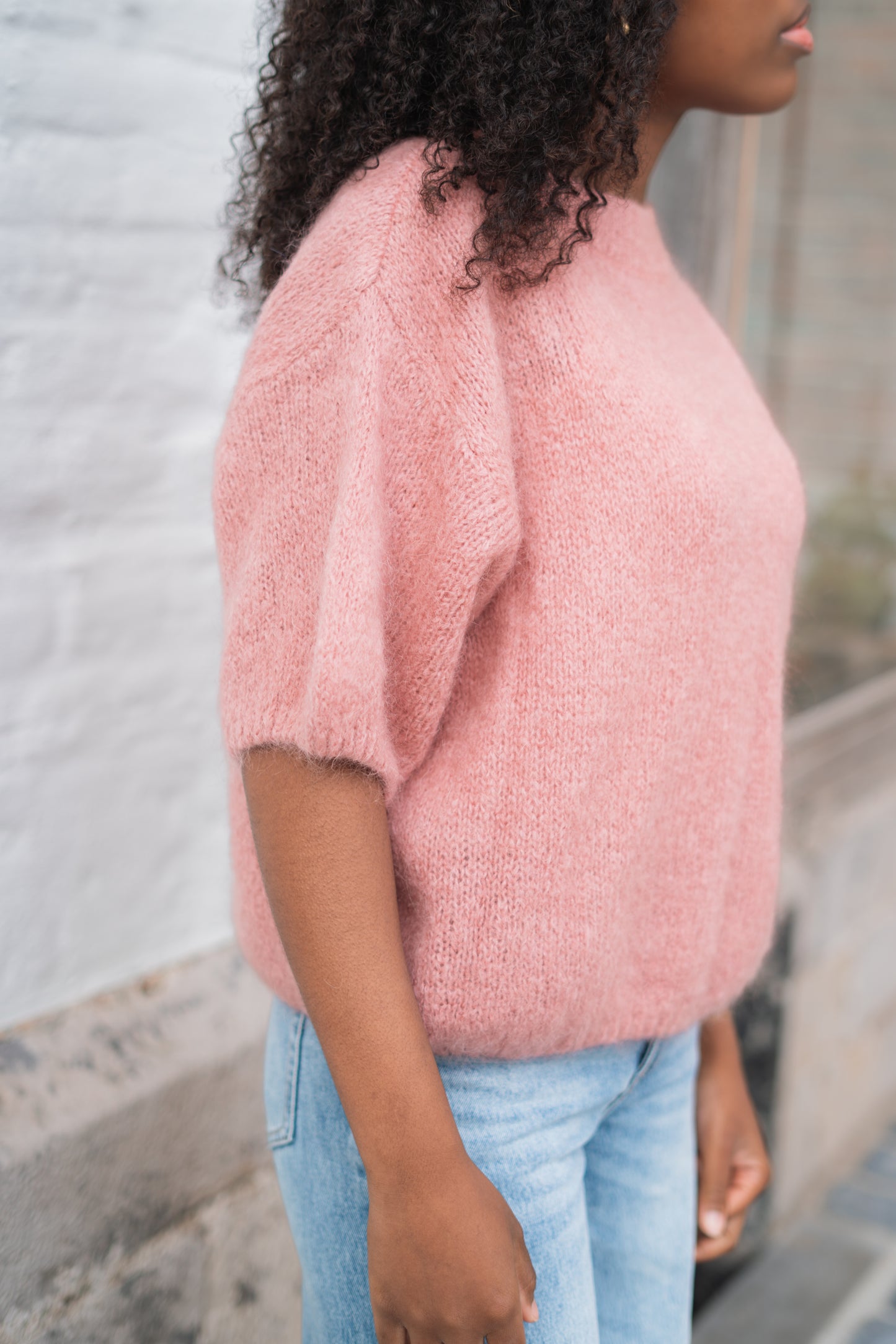 Rosanne knitwear salmon