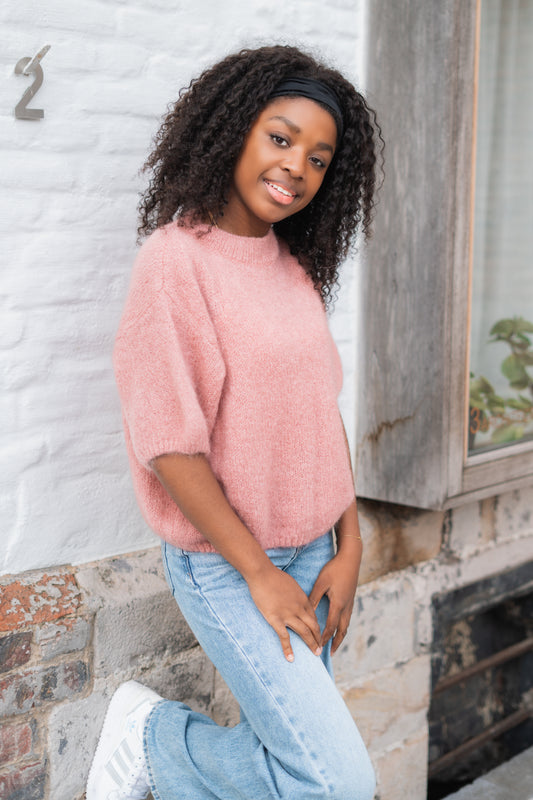 Rosanne knitwear salmon