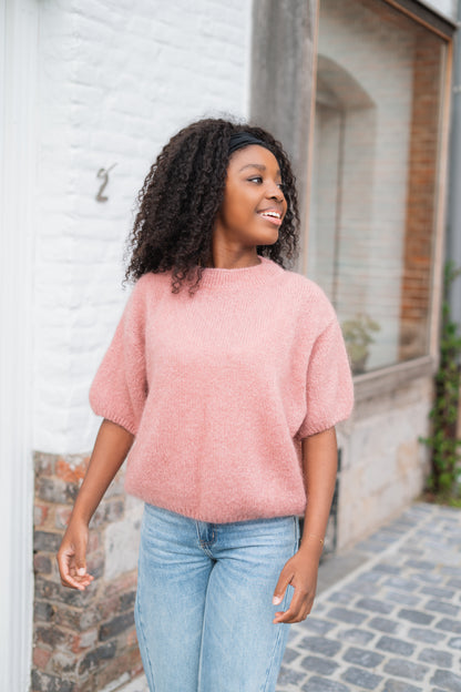 Rosanne knitwear salmon