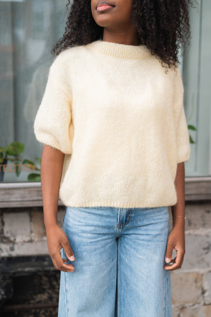 Rosanne knitwear butter yellow