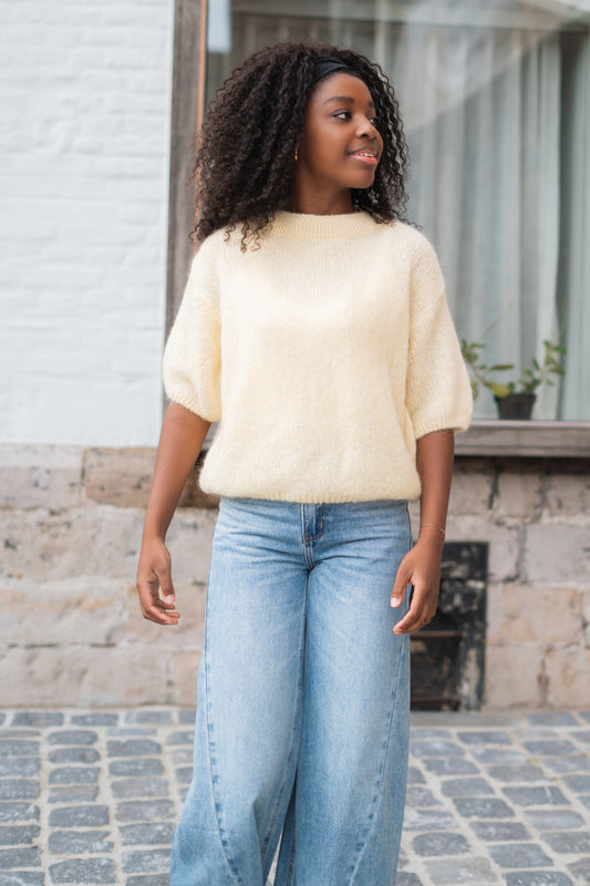 Rosanne knitwear butter yellow