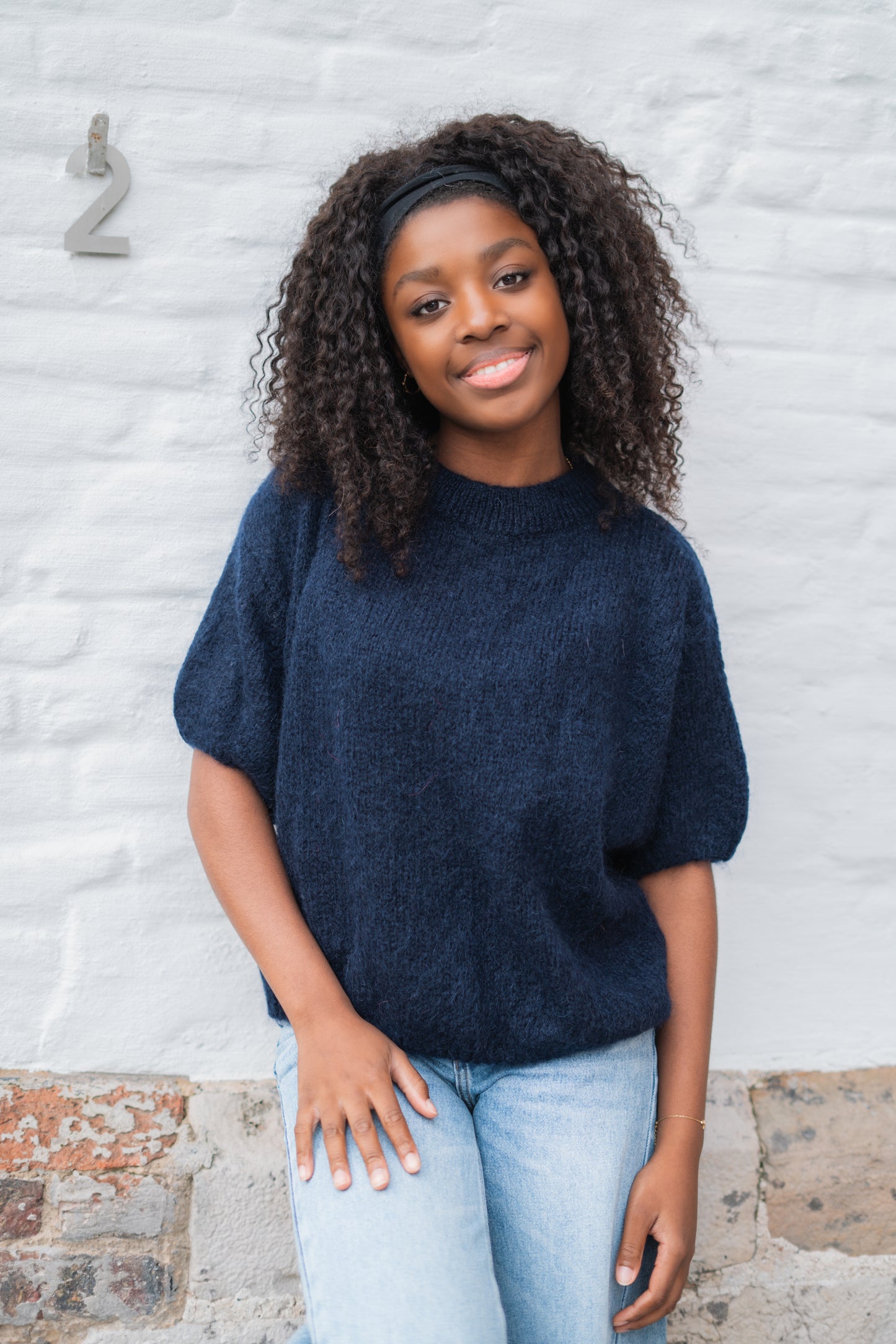 Rosanne knitwear marine