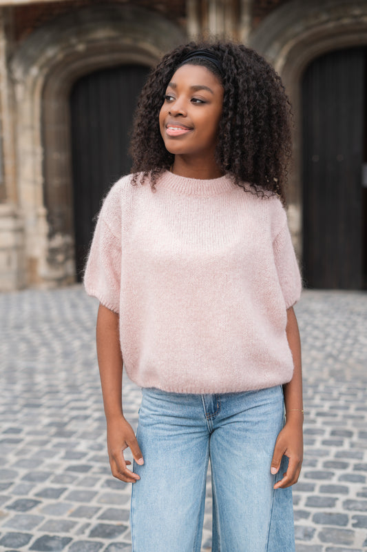 Rosanne knitwear blush