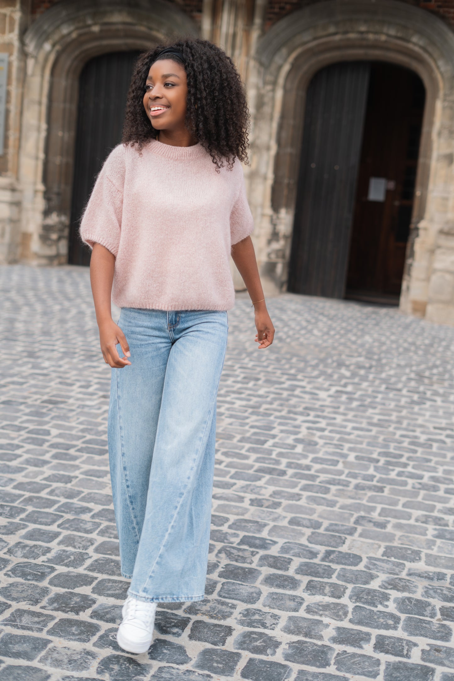 Rosanne knitwear blush