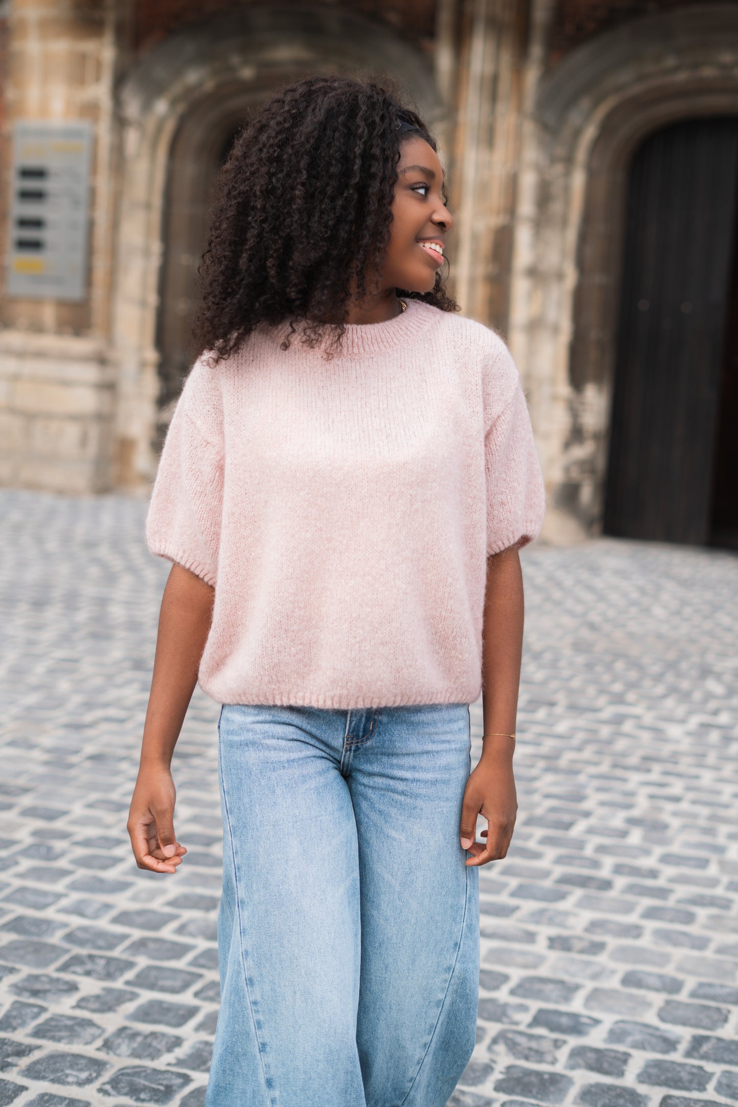 Rosanne knitwear blush