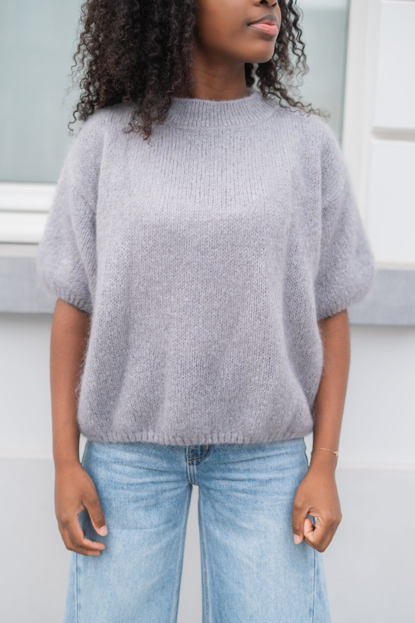 Rosanne knitwear lichtgrijs