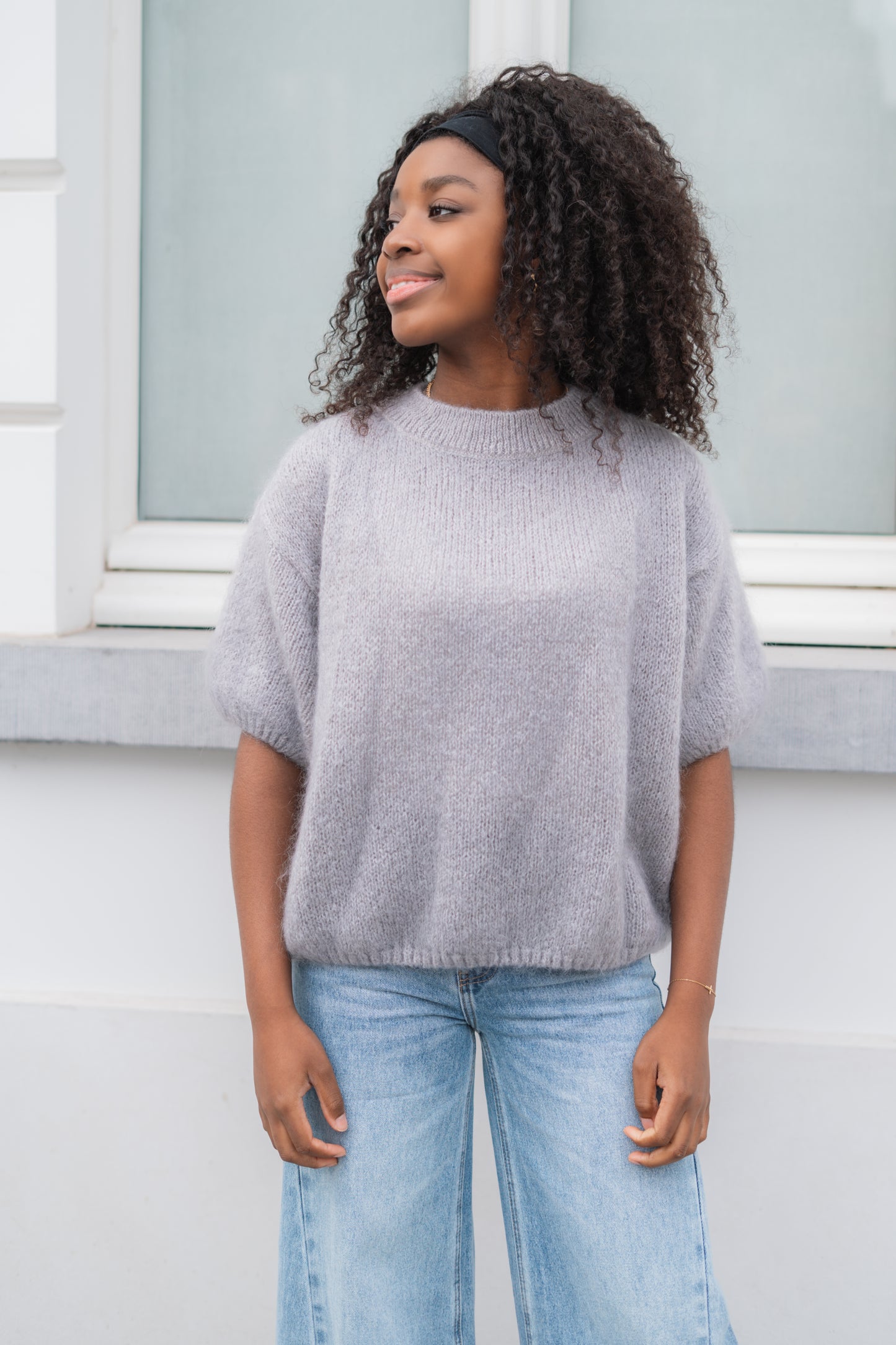 Rosanne knitwear lichtgrijs