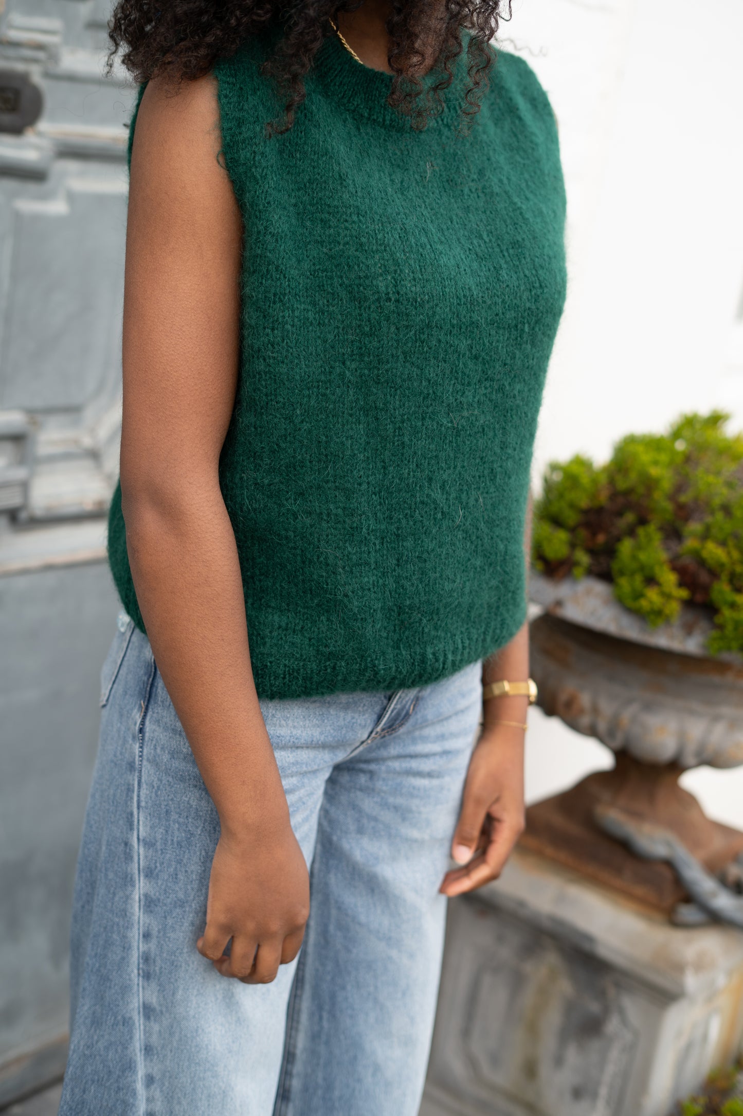 Lune debardeur bottle green