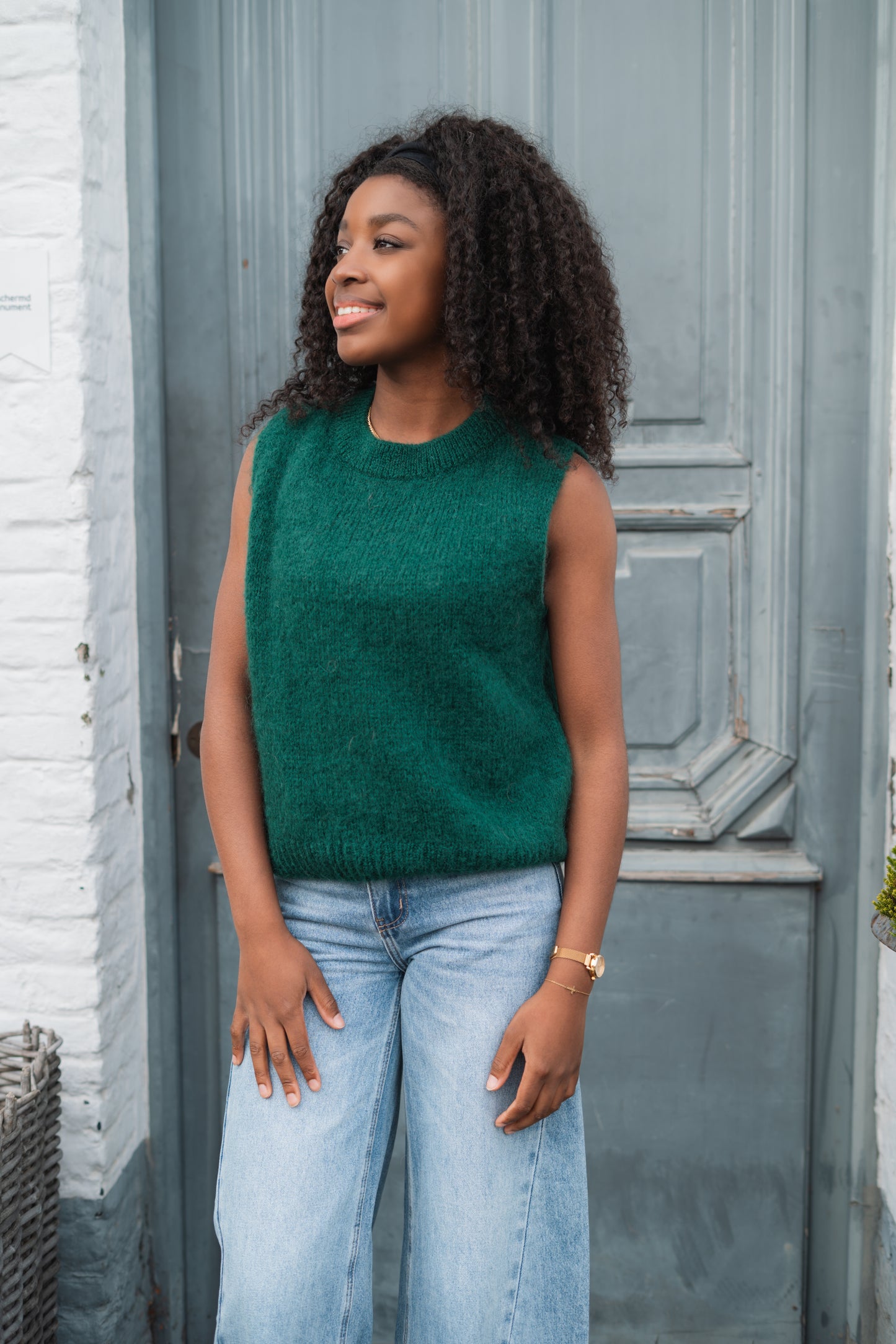 Lune debardeur bottle green