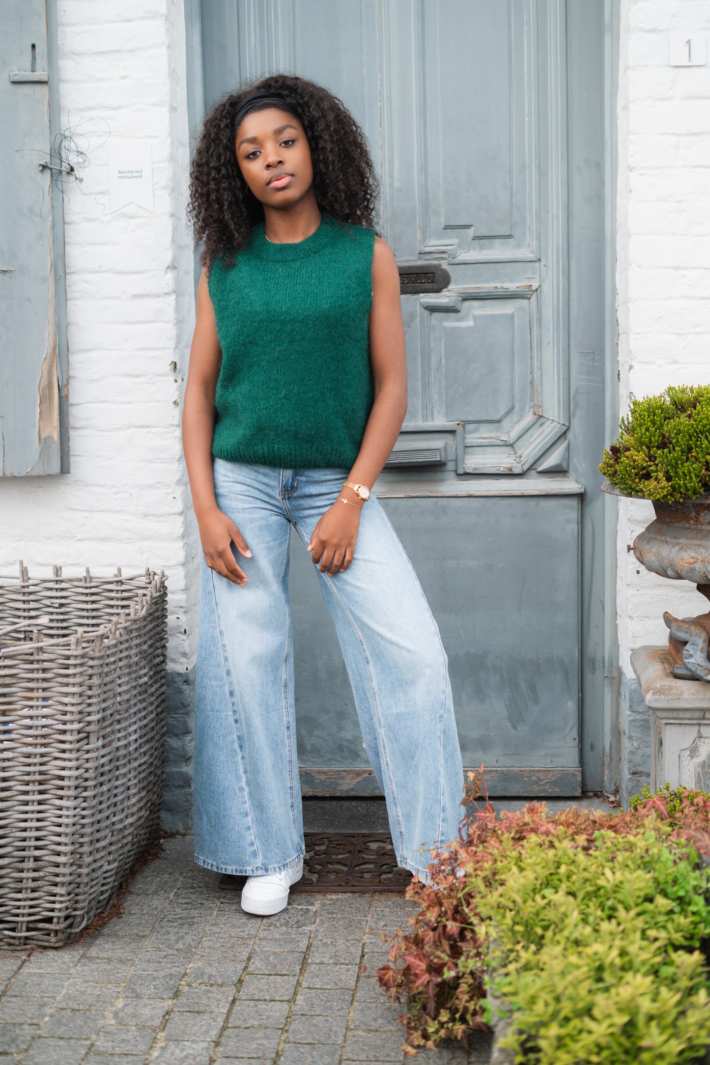 Lune debardeur bottle green