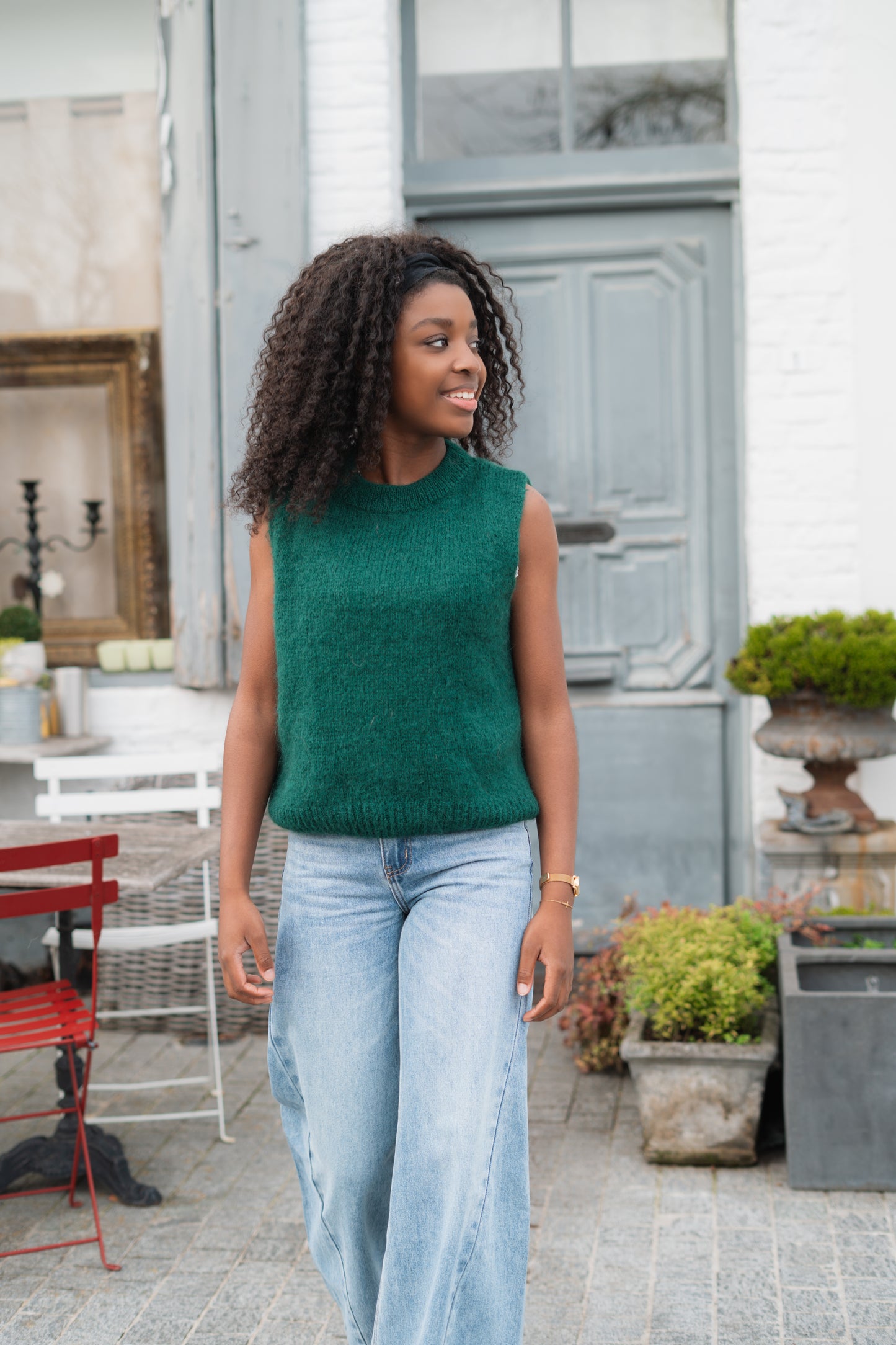 Lune debardeur bottle green