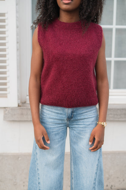 Lune debardeur burgundy