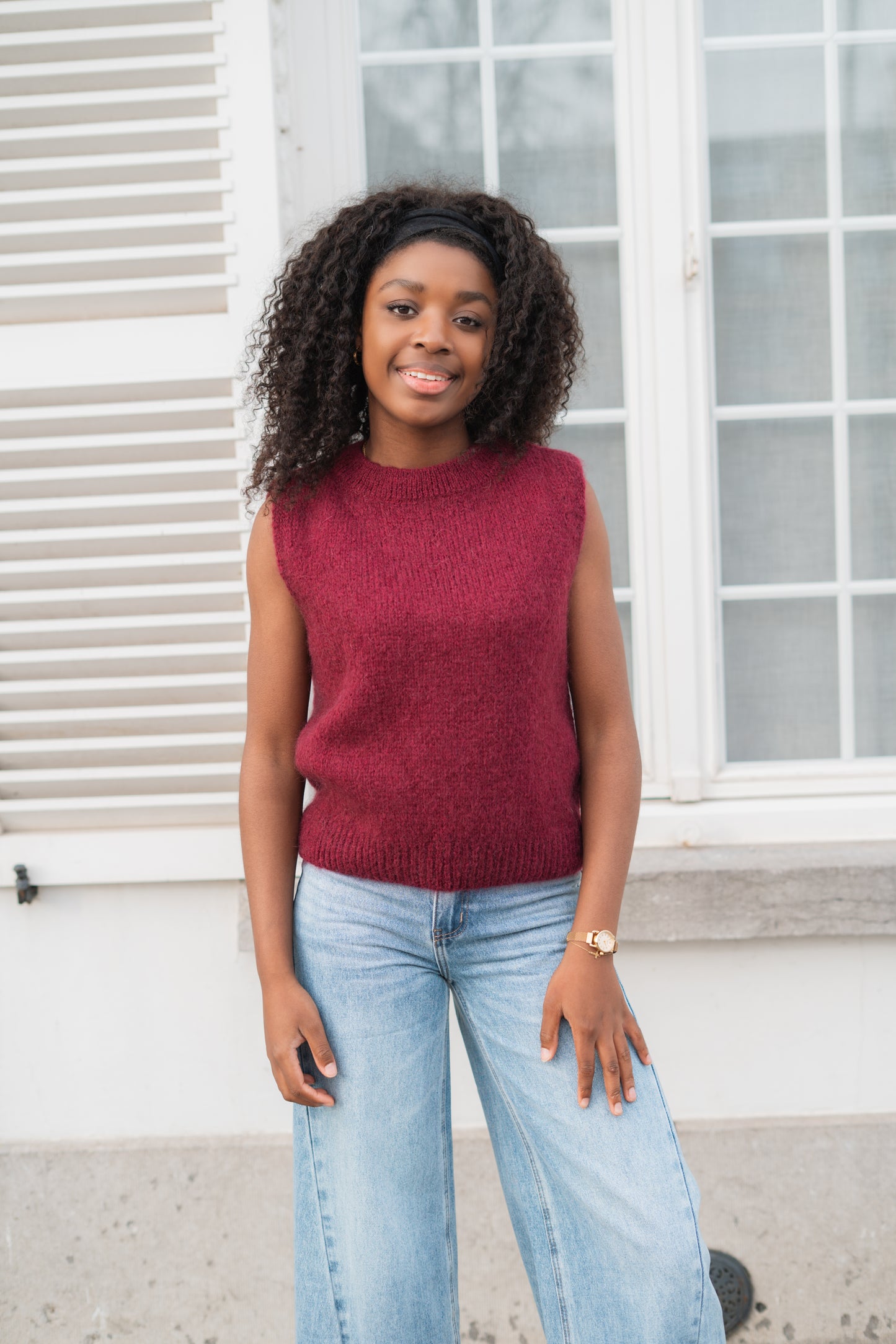 Lune debardeur burgundy