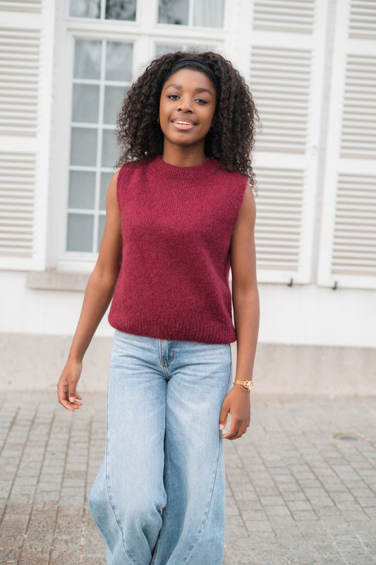 Lune debardeur burgundy