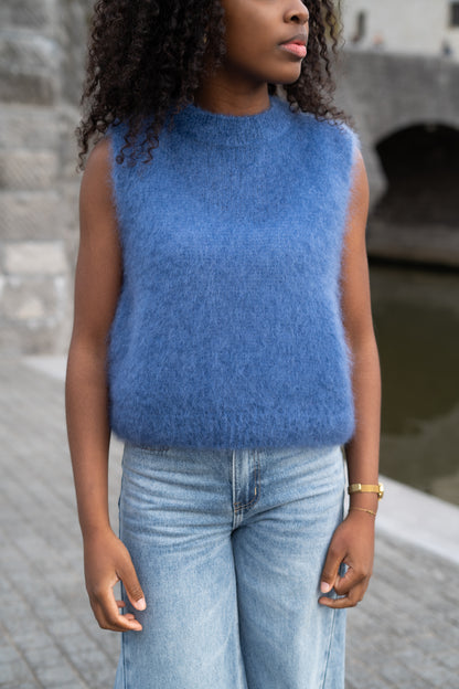 Alice mohair debardeur ocean