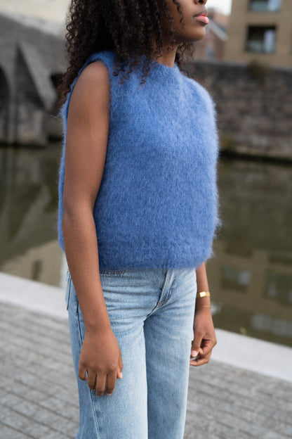 Alice mohair debardeur ocean