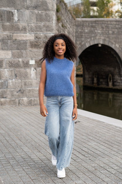 Alice mohair debardeur ocean