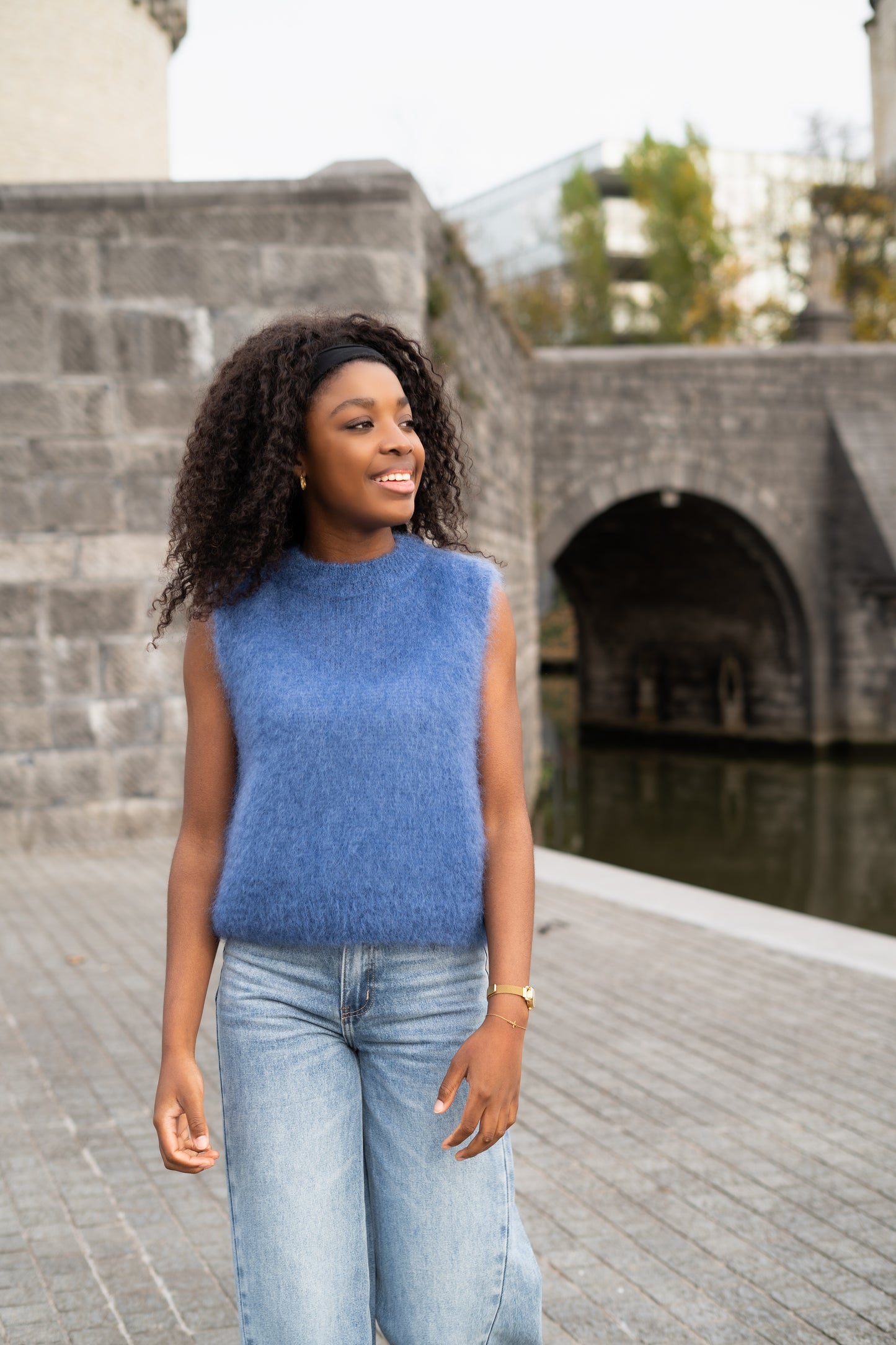 Alice mohair debardeur ocean