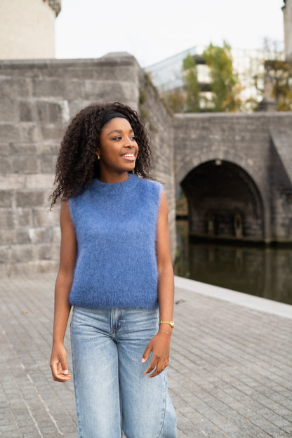 Alice mohair debardeur ocean