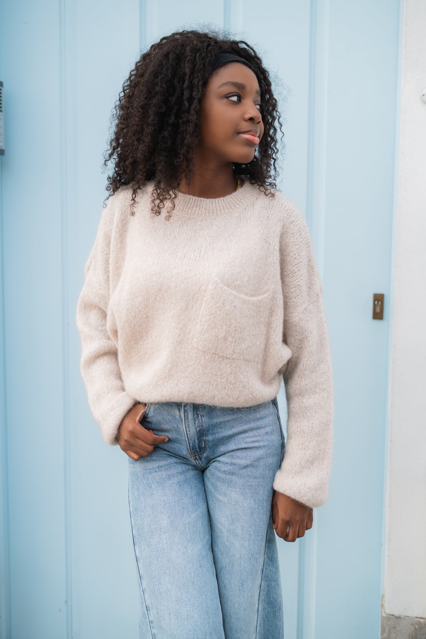Linette knitwear latté