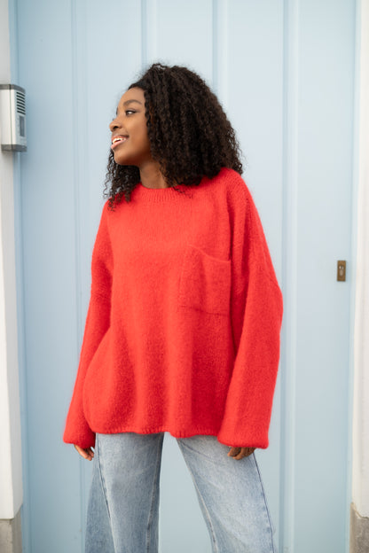Linette knitwear rood